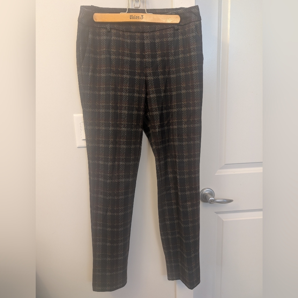 ILTM Plaid Pull-on Pants, M